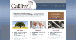 Desktop Screenshot of oaktreefinancialplanning.com